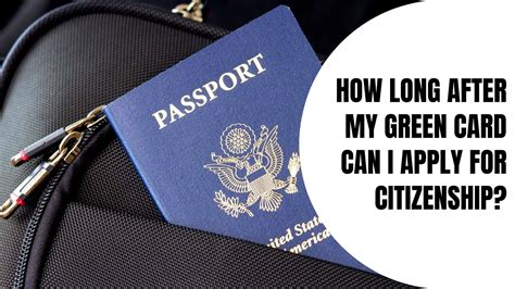 applying for citizenship after green card.